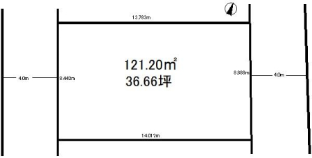 ��ʌ��O���s�F��1���ڂ̓y�n�̊Ԏ��}