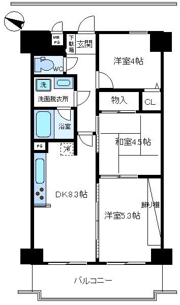 ��ʌ��t�����s���㓌6���ڂ̒��Ã}���V�����̊Ԏ��}